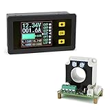 DROK DC 0-90V 100A Volt Amp Power Watt Capacity Time Meter