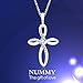 NUMMY Always My Sister Forever My Friend Unqiue Trendy Design Pendant Necklace - Monther Day Gift (SIS in My Heart)
