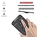 AnoKe Compatible with OnePlus 6T Case with Metal Ring Kickstand, 360 Degree Rotating Ring Grip Flexible Soft Shockproof TPU Gel Bumper Silicone Hybrid Protection Phone Cover for OnePlus 6T Black