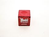 Master¨ Billiard Cue Chalk; 12 Pieces Per Box (BURGUNDY)