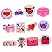 3 Dozen (36) Valentine's Pencil Assortment and Valentines Day Themed Erasers