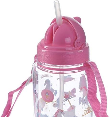 Puckator Enchanted Rainbows Unicorn, Kids Drinks Bottle with Straw - Image 5