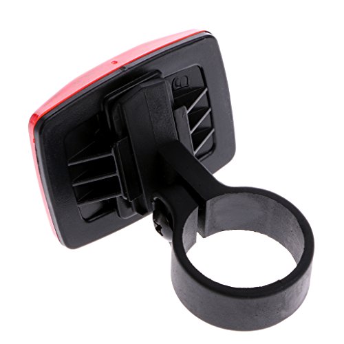 Aixia Bicycle Bike Handlebar Reflector Reflective Front Rear Warning Light Safety Lens bike reflector rear (Red)