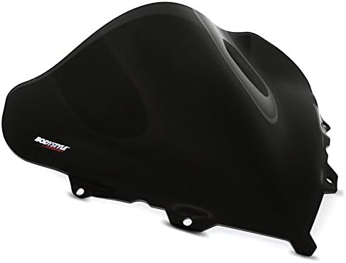 Double bubble screen Bodystyle for BMW K 1200 S 04-08 black smoke