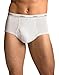 Hanes mens TAGLESS No Ride Up Briefs with Comfort Flex Waistband 7-Pack(2252P7)-White-3XL