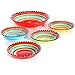 Gibson Pueblo Springs Handpainted 5-Piece Bowl set