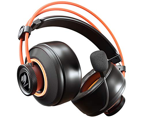 Cougar Immersa Pro Ti Gaming Headset - Ultimate 7.1 Virtual Suround and Brilliant Lighting Effect - USB and 3.5m Phone Plug for PC Gaming, PS4 - Thumbnail 4