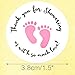 Original Design 120PCS Baby Shower Stickers,Thanks for Showering US,1.5inch Girl Boy & Gender Neutral Round Shower Stickers