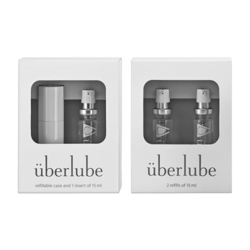 &Uuml;berlube White Good-to-Go Traveller Set - One White Case with One 15ml Refill + Two 15ml Refills image