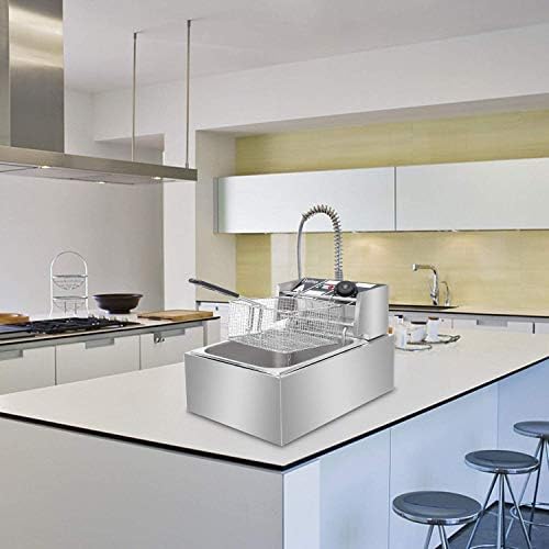 Stainless steel deep fryer tank priced at $69.99.