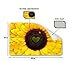 SweetHome Sunflower Comfort Carpet Suitable for Stairway/Toilet/Study/Floor/Bedroom/Living Room/Bathroom/Kitchen/Home Decoration/Area