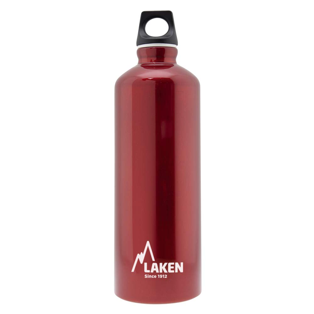 Laken Futura Water Bottle Narrow Mouth Screw Cap with Loop - 0.75L, Red โ image 1