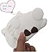 iPhone 7 Case, iPhone 8 Case, iPhone 6/6S Case,Cute 3D Cartoon Silicone Lucky Fortune Kitty Cat Kids Girls Animals Soft Rubber Shockproof Protector Shell Skin for iPhone 6/7/8 - White Bow Tie Cat