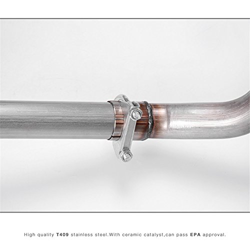 Front Catalytic Converter Exhaust Manifold for Jeep Wrangler JK 2007 2008 2009 6 Cyl 3.8L Assembly Engine Y Pipe - Thumbnail 4