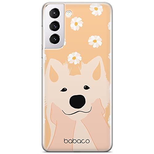 BABACO ERT GROUP custodia per cellulare per Samsung S21 PLUS originale e con licenza ufficiale, modello Dogs 010 adattato in modo ottimale alla forma dello smartphone, custodia in TPU