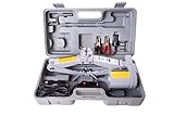 Comie 1-1/2 Ton 3300lb Capacity Car Jack 12v Electric Automotive Car Floor Jack