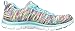 Skechers Sport Women's Flex Appeal Fashion Sneaker,Turquoise,9 M US
