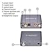 Avantree DAC Digital to Analog Audio Converter Box Adapter with Toslink Optical Cable, Volume Control, TV SPDIF Optical/Coaxial Input, Headphone/Speaker 3.5mm RCA Output - DAC01