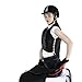 UNISTRENGH Equestrian Vest Professional Safety EVA Padded Horse Riding Vest Unisex Black Zipper Protector Gear Waistcoat