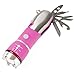 Stalwart 75-WL2006 l LED Flashlight, All In One Tool Light For Emergency, Camping and Cars By Stalwart (Pink) (With Glass Breaker and Seatbelt Cutter)