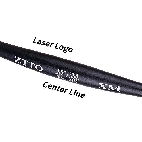 Smartlove1P Professional MTB Bicycle Handlebar Black Handlebar 31.8mm Aluminum Alloy Flat Bar Straight Thick Tube Bicycle Parts - Thumbnail 3