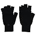 Simplicity Winter Fingerless Gloves with Flap Cover Mitten Gloves, Black