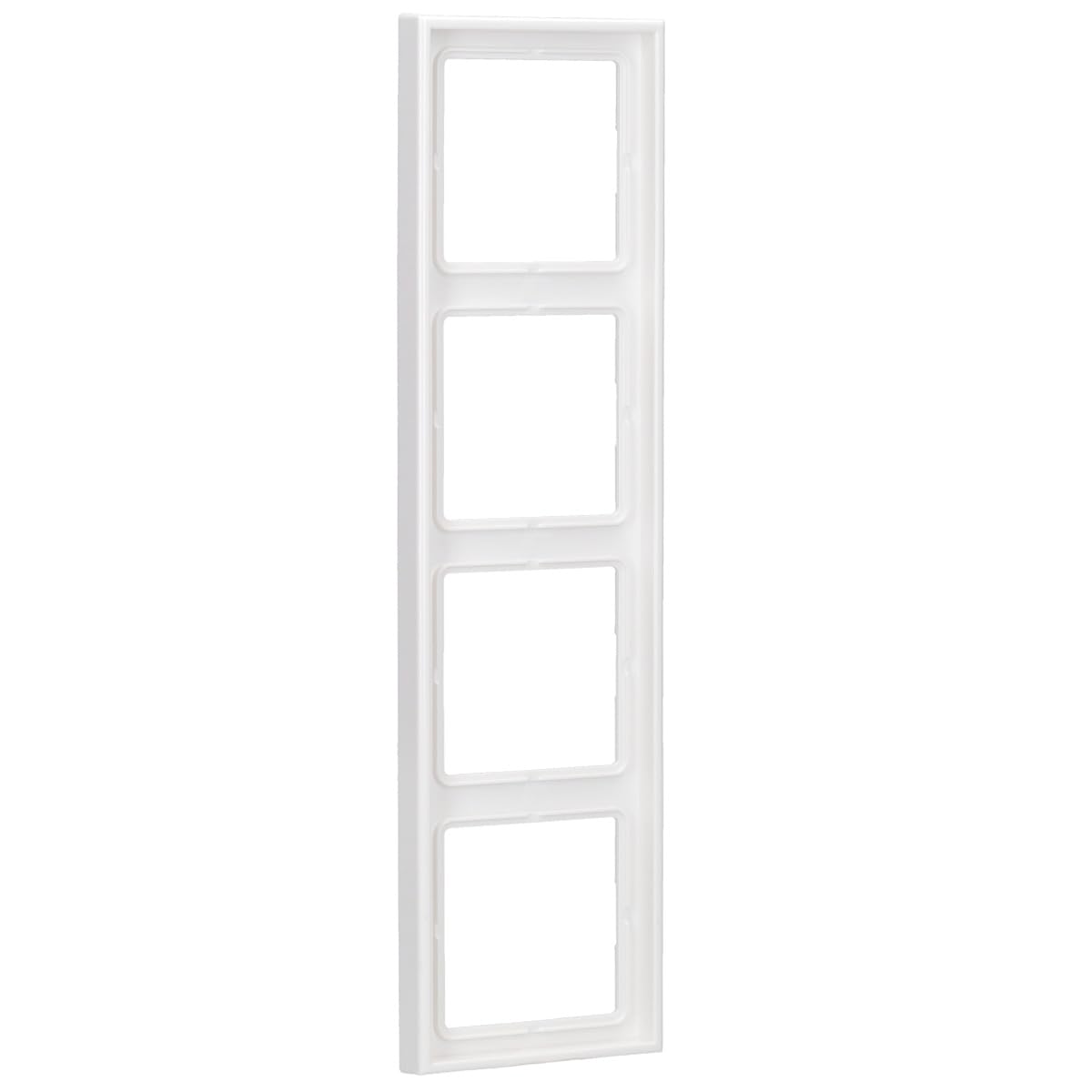 Jung LS984WW Frame for 4 Sockets, Alpine White