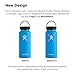 Hydro Flask Water Bottle - Stainless Steel & Vacuum Insulated - Wide Mouth with Leak Proof Flex Cap - 32 oz, Pacific