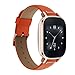 ASUS ZenWatch 2 Rose Gold with Orange Leather Strap 37mm Smart Watch with Quick Charge Battery, 4GB Storage, 1.45-inch AMOLED Gorilla Glass 3 TouchScreen, IP67 Water Resistant