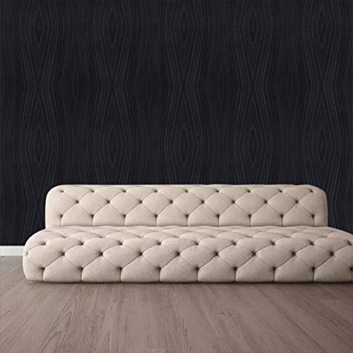 Black Wood Peel and Stick Wallpaper Wood Wallpaper Wood Removable