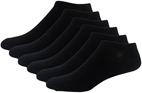 Moisture Wicking Breathable Ankle Low Cut No Show Cotton Socks for Men and Women Lightweight 6/8 Pairs