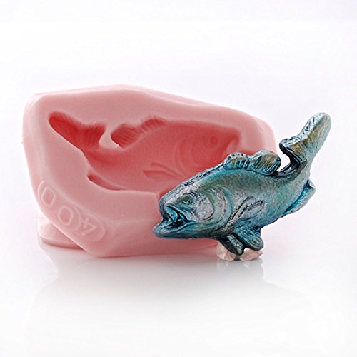 Small Fish Silicone Mold Food Safe Fondant, Chocolate, Candy, Resin, Polymer Clay, Craft, Jewelry Food Mold. - Thumbnail 4
