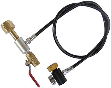 New 36" Single Valve Co2 Fill Station for Filling Sodastream Tank with Gauge
