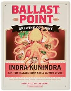 Ballast Point Brewery - Indra Kunindra Tin Sign/Tacker