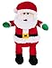 BLUE PANDA Christmas Plush Toy, Santa Stuffed Animal for Kids Gifts (7.5 x 10.7 x 3 in)