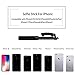 Lepamor Wired Selfie Stick with Mirror for Rear Camera No Battery Charging Portable for iPhone XS Max, XS, XR, iPhone X,iPhone 8,iPhone 8Plus,iPhone7,iPhone 7Plus,iPhone6s,iPhone6s Plus,iPhone6,Black