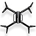 QQPOW X8 UAV Fold Remote Control / Cell Phone Control Folding Quadcopter Equipped with HD Camera Support HD Video 6-Axis Gyroscope Auto Height Hold, Headless Mode Quad Rotor Helicopter (Black)