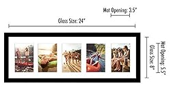 Americanflat 8x24 Collage Picture Frame with Five