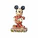 Enesco Jim Shore Disney Traditions Mickey in Christmas Pajamas Figurine, 5.125 Inch, Multicolor