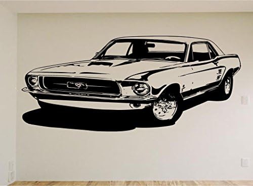 Ford Mustang Race Car Auto Wall Decal Stickers Murals Boys Room Man Cave