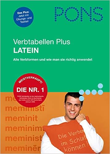 Pons Verbtabellen Plus Latein Alle Verbformen Und Wie Man Sie Richtig Anwendet Anna M Sollner 9783125616578 Amazon Com Books