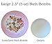 Luna Love Naturals 12 Extra Large 5 Ounce Vegan Bath Bombs with Organic Coconut Oil, Individually Wrapped, Handcrafted in The USA