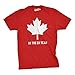 Mens On The Eh Team Canada T Shirt Funny Novelty Sarcasm Canadian Gift Cool Funny T Shirts Movie Apparel for Men Cool Canada Short Sleeve Novelty Tees for Red XL
