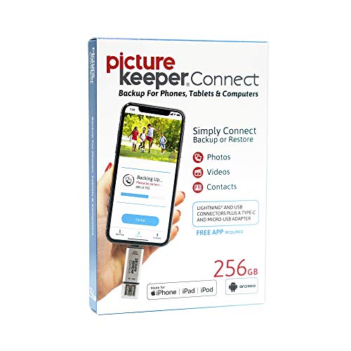 Picture Keeper USB-Flash-Laufwerk für Apple, Android- und PC-Geräte, 256 GB USB-Stick