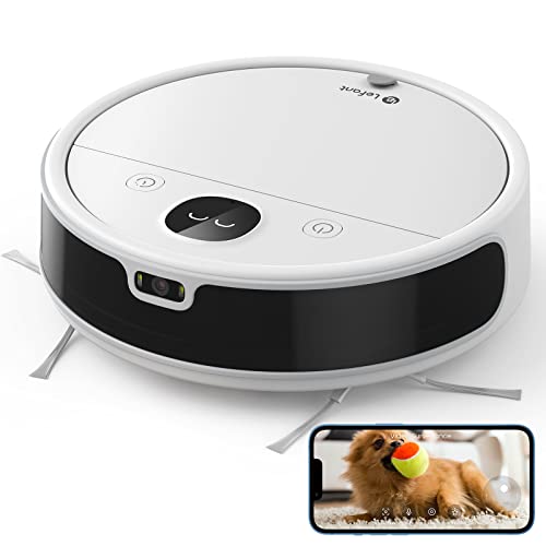 Lefant P1 Robot Vacuums with Pet Camera, Real-Time Video Call & Chat, 5500Pa Powerful Suction, 230 Mins Runtime, 9.8
