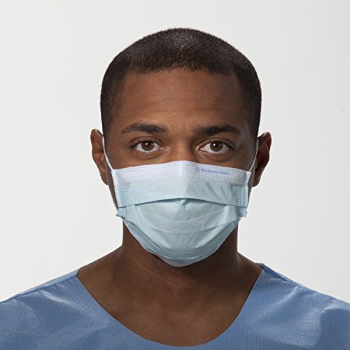 Halyard Health 47080 Halyard Procedure Mask, Blue (Pack of 50) Pricepulse