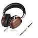 Freegoing SIVGA Over Ear Headphones with in-Line Powerful Bass Music Wired Wooden Headset for Smart Phone,Tablets,Desktop