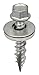 Acorn Metal-Wood Roofing Screws #9 x 1, Galvanized Steel, Bag of 250 Pieces