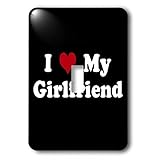 3dRose lsp_16577_1 I Love My Girlfriend Toggle Switch