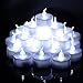 OMGAI 24 PCS LED Tea lights Candles Battery-Powered Small Bright Flickering Flameless Candles for Home Decoration - Cool White
